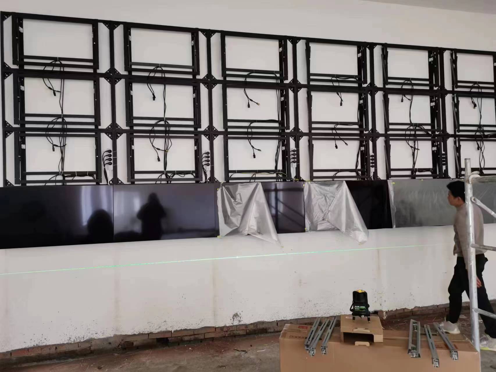 大型拼接屏安装图