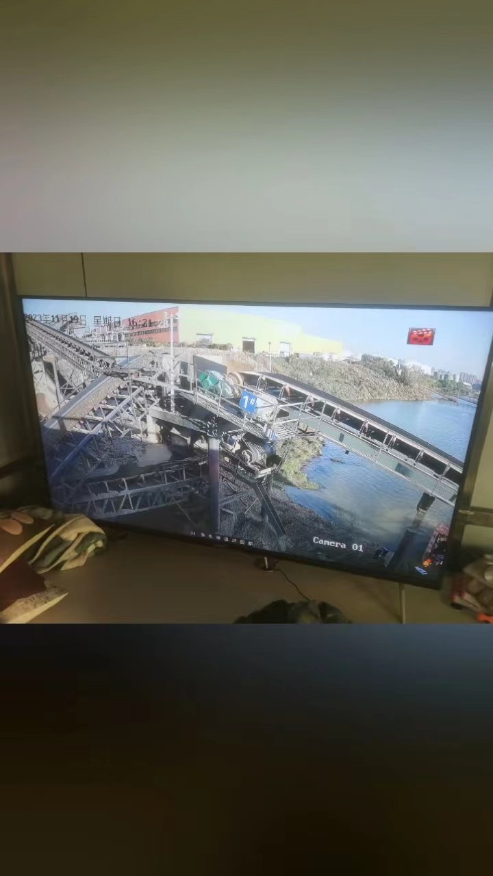 监控显示器单画面显示图片